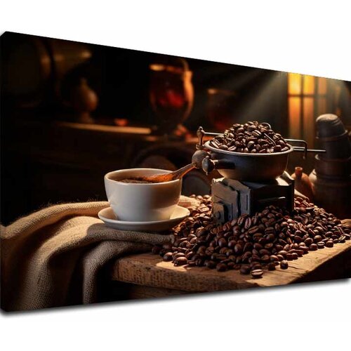  Slike o kavi za kuhinjo Čarobnost kavnih zrn 40x60 cm Cene