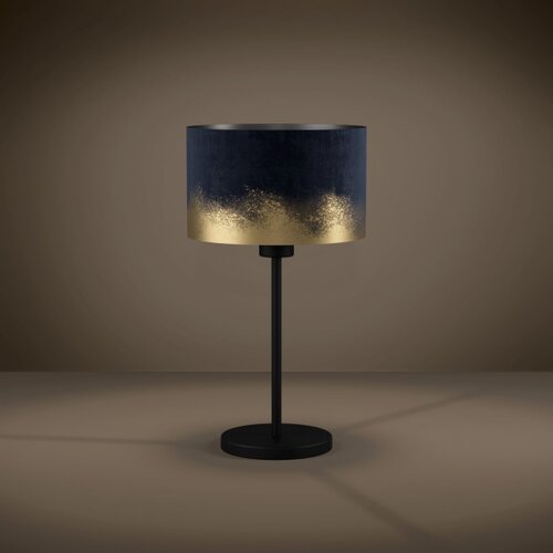 Eglo 39975 - Stona lampa CASUARITA 1xE27/40W/230V plava/zlatna Slike