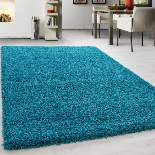 Novel preproga z visokim florom life 1500 240/340 cm tkano turkizna Slike