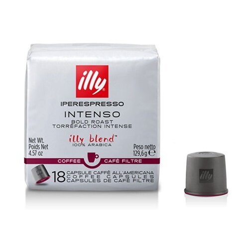 Illy ILLI CAPSULES CUBE IPERESPRESSO INTENSO DARK 18 Slike
