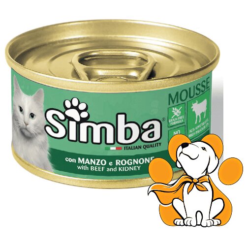 Simba Cat Mousse With Beef And Kidney 85g, Pašteta Za Mačke, Teletina i Bubrezi Cene