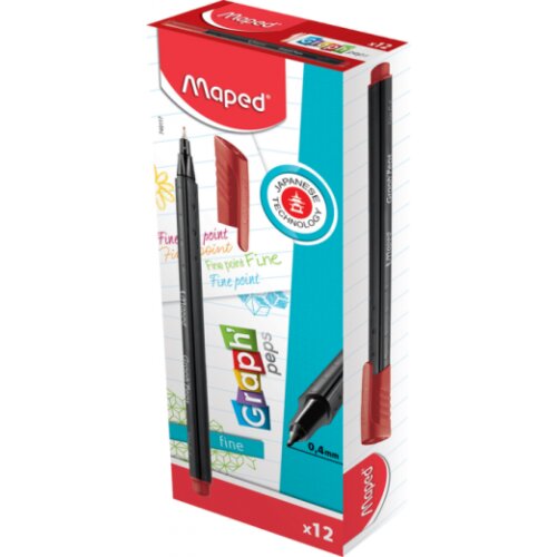Maped fineliner 0.4 mm crvena box deco Cijene