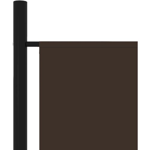  pregrada s 4 panela smeđa 200 x 180 cm Slike