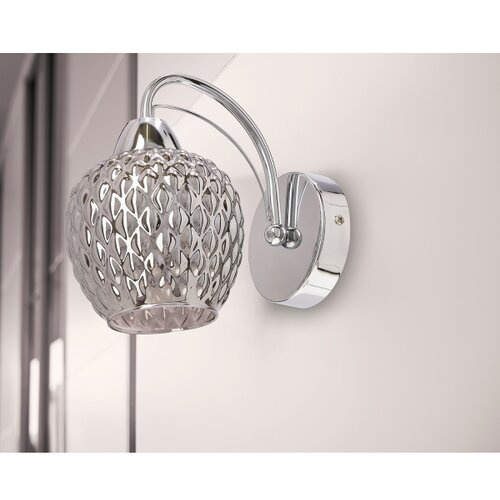  Zidna lampa TOBIAS 1xE27/40W/230V sjajni hrom Slike