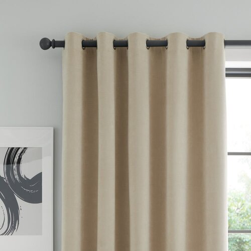 Catherine Lansfield Bež zatamnjujuće zavjese u setu 2 kom 229x229 cm Wilson – Cijene