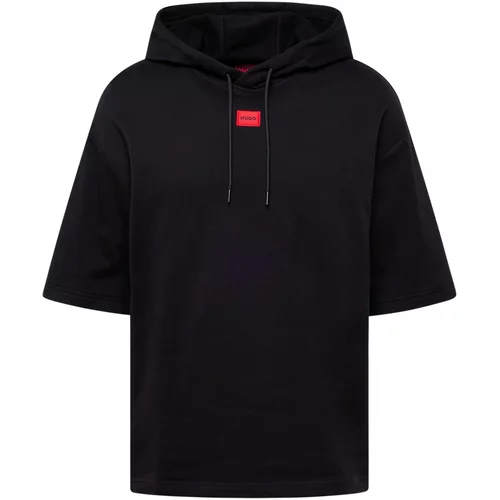 Hugo Sweater majica 'Dresley232' crvena / crna