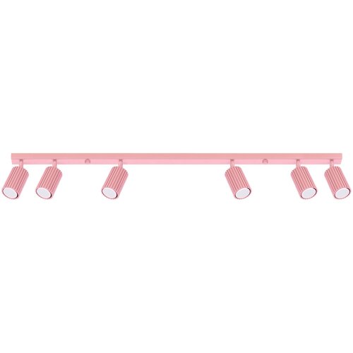 Sollux Lighting Stropna svetilka KARBON 6L rožnata, (5000352248) Cene