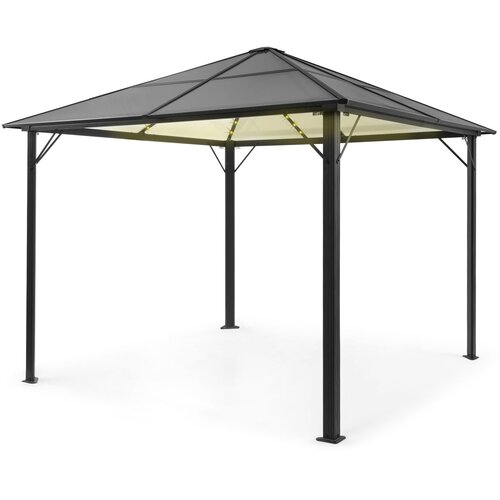 Blumfeldt Panteon Solid Sky Ambient Solar, sjenica s nadstrešnicom, 3 × 3 m, polikarbonat, aluminij Cijene