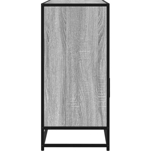 VidaXL Komoda Siva Sonoma 100x35x76 cm Konstruirano drvo Slike