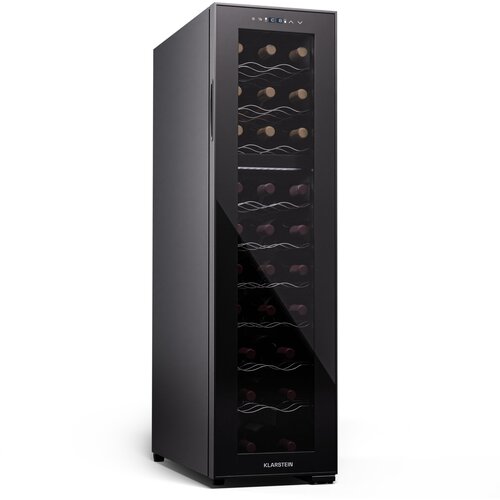 Klarstein Shiraz 27 Duo, hladnjak za vino, 2 zone, 83 l/27 boca, 5-18 / 5-18 &amp;deg;C, upravljanje na dodir Slike