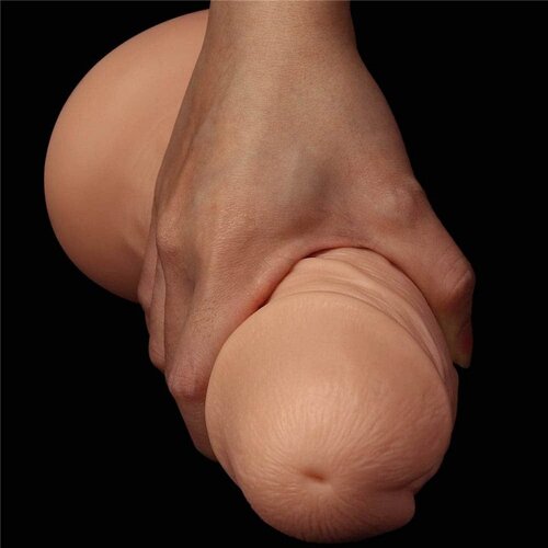 Lovetoy 2019 dildo lovetoy realistic curved flesh 9,5 Slike
