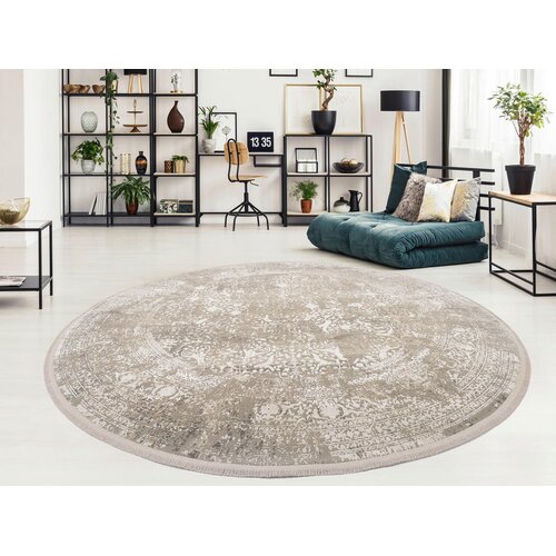 Dieter Knoll TKANA PREPROGA Avignon 240 cm siva, zlate barve Slike