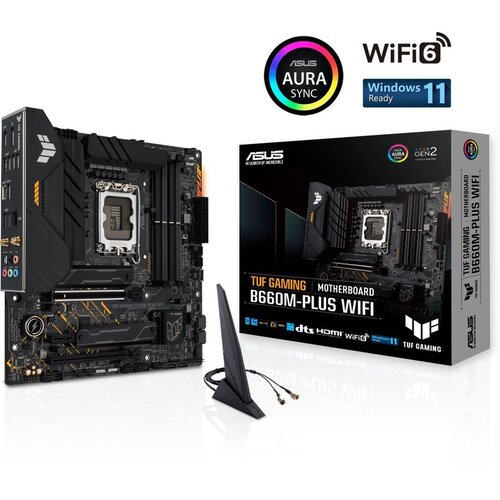 Asus TUF GAMING B660M-PLUS WIFI DDR5 matična ploča Slike