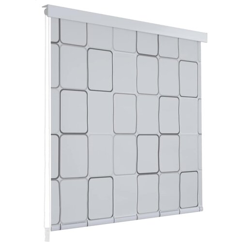 VidaXL Rolo senčilo za tu&amp;scaron; 160x240 cm kvadratni vzorci Slike