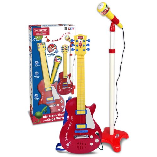 Bontempi Rock kitara s stoječim mikrofonom Slike
