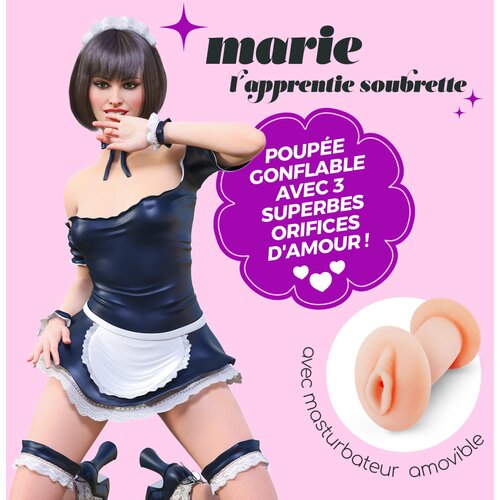 Crushious MARIE L&amp;#039;APPRENTIE SOUBRETTE INFLATABLE DOLL WITH STROKER Slike