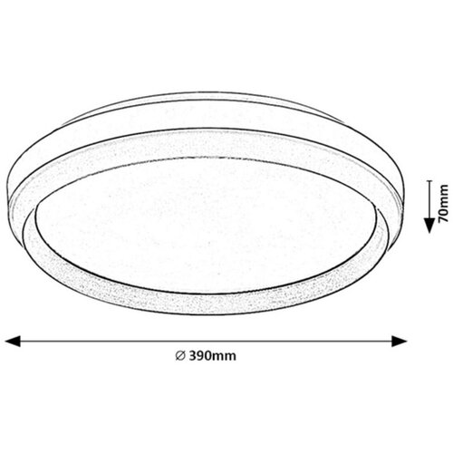 Rabalux Stropna rasvjeta - Fontana Cene