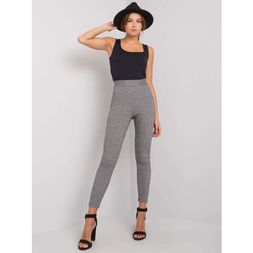 Fashion Hunters Gray leggings with patterns from Briseida RUE PARIS Slike