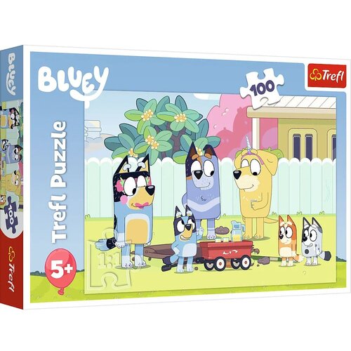 Trefl Puzzle Veseli svet/ Bluey - 100 delova Slike