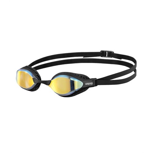 Arena swimming goggles airspeed mirror yellow copper black Slike