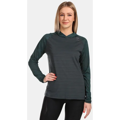 Kilpi Women's running sweatshirt AILEEN-W Dark green