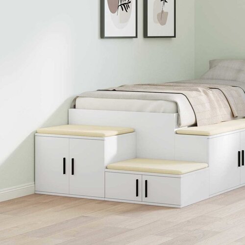 Ormarić za pohranu 2 pcs Bijelo 103 x 41 x 40 cm Cijene