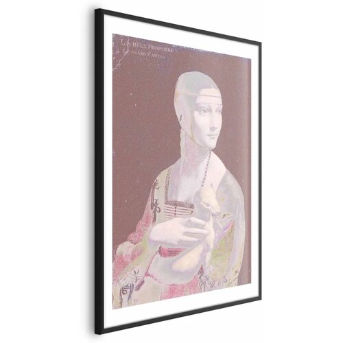  Plakat - Pastel Lady 29.7x42 Crni okvir s margom Cene