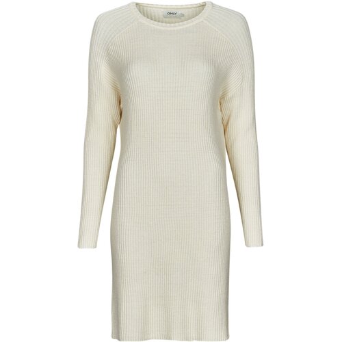 Only ONLFIA KATIA L/S DRESS CC KNT Bijela Slike