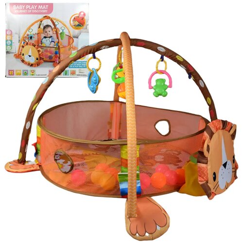 Magic Toys Levji otroški bazen z žogami in dodatki 70x90cm Cene
