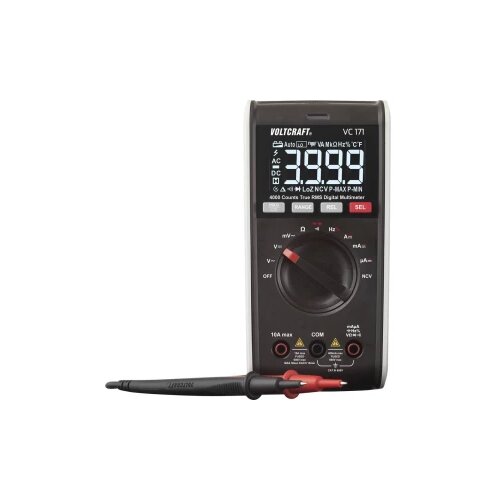 Voltcraft VC171 ročni multimeter digitalni CAT III 600 V Prikaz (&amp;scaron;tetje): 4000, (5000298734) Slike