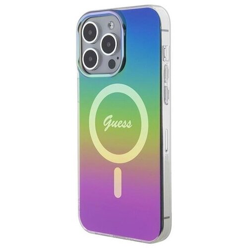  Maska za iPhone 15 Pro Guess Hc IML MagSafe Iridescent crna Cene
