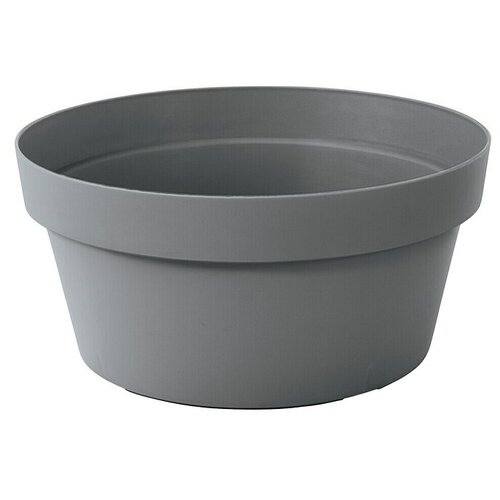  Okrugla tegla za cvijeće Melrose (Vanjska dimenzija (ø x V): 30 cm x 14 mm, Plastika, Siva) Cene