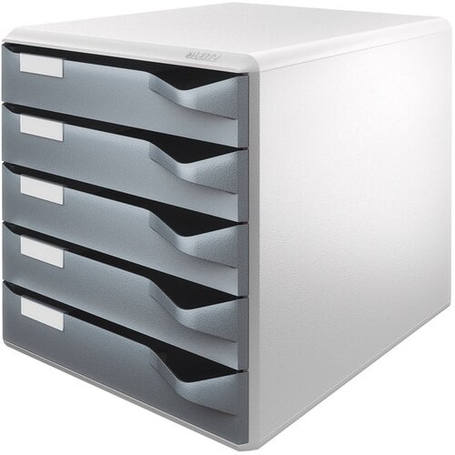  KUTIJA S 5 LADICA POST SET LEITZ 52800089 SIVA Cene