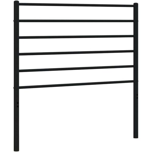 vidaXL Metalno uzglavlje crno 90 cm Cijene