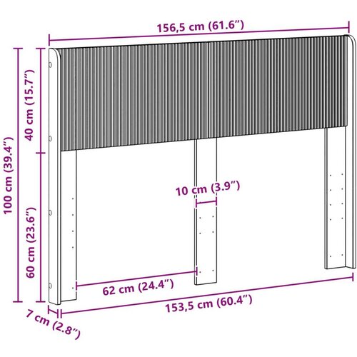 Uzglavlje Hrast sonoma PB - Hrast sonoma 150 cm Slike
