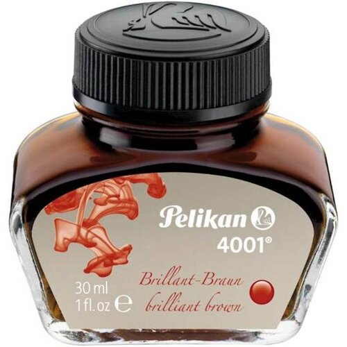 Pelikan črnilo 4001, 30 ml brilliantno rjav 301902 Cene