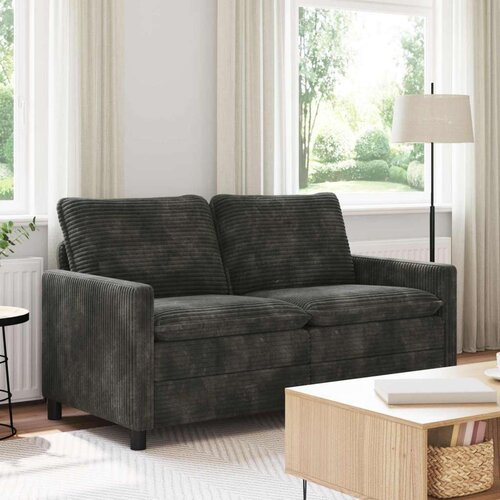 SOFA Antracit 156 x 81 x 87 5 cm Poliester - Antracit 140 cm Cene