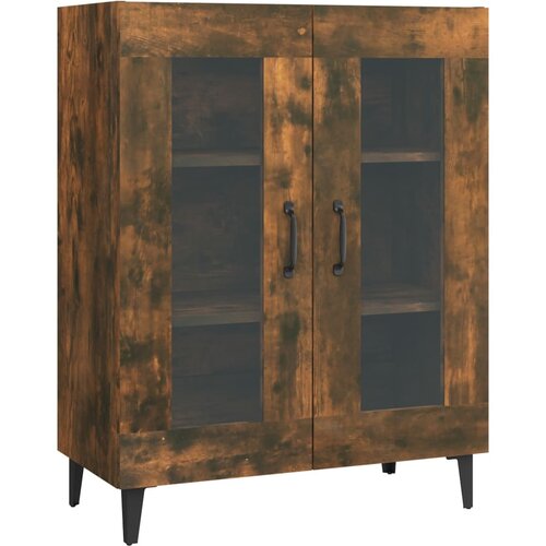 Maison Chic Komoda - Predalnik dimljeni hrast 69,5x34x90 cm inženirski les, (21718286) Cene