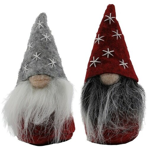 Dekorativna figura vilenjaka (Siva, crvena, 10 cm) Cijene