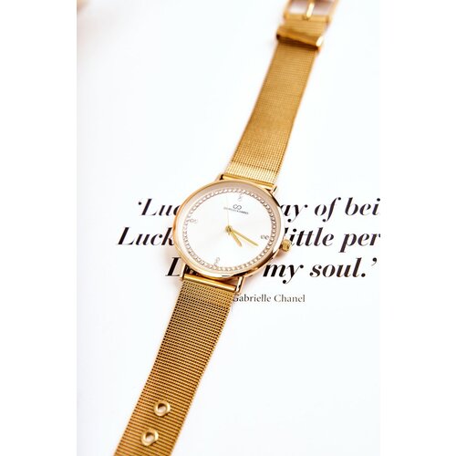 Giorgio&Dario Women's Analog Watch Giorgio & Dario With Cubic Zirconia Gold Cene