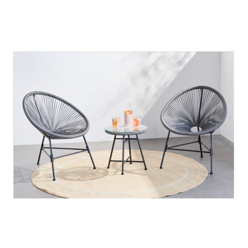 Master Set sto + 2 stolice RATTAN ANTRACIT 6217 Cene