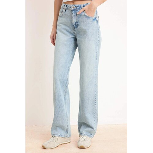 TRENDYOLMILLA ženske pantalone Twoss26Je00177, plava Cene
