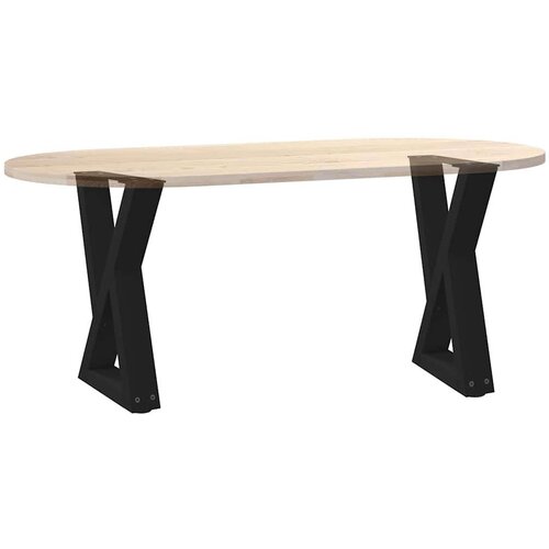 VidaXL Noge za stolić 2 kom crne 28x(42-43,3) cm čelik Slike