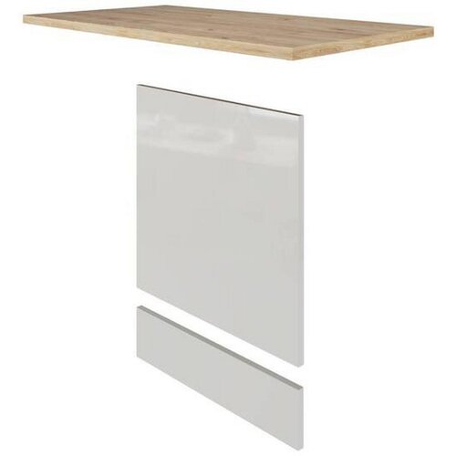 Flex-Well Letvica Pomivalnega Stroja Levi, Svetlo Siva, Š. 60 Cm Cene