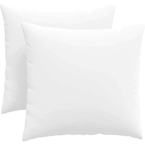 VidaXL jastučići za sofu 2 pcs bijelo 45 x 45 cm tkanina Slike
