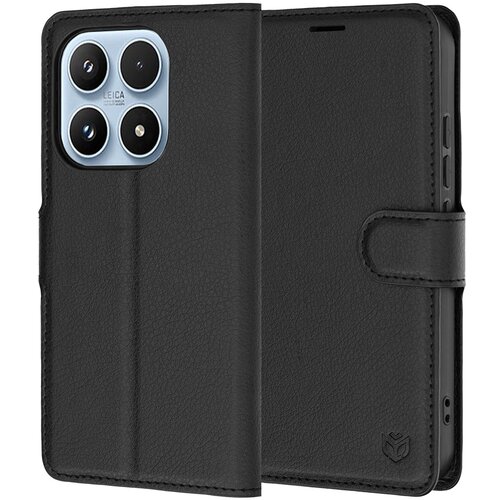 Techsuit Leather Folio preklopna maska za Xiaomi 17 &ndash; crna Cene