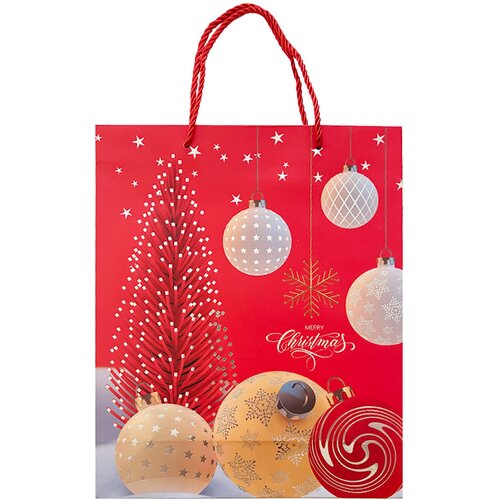  Božićne vrećice Merry Christmas - Crvena Slike