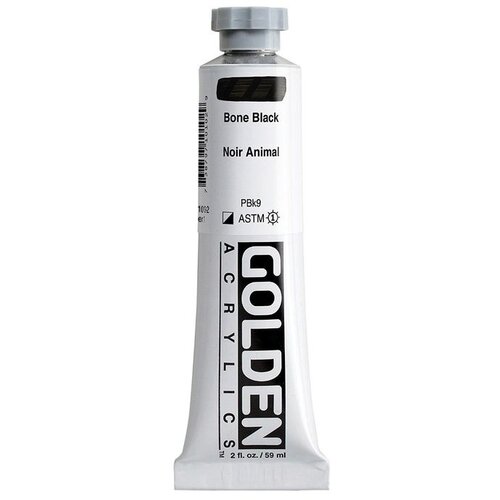  GOLDEN Heavi Bodi Akrilna boja 59 ml | 1010 bone black Slike