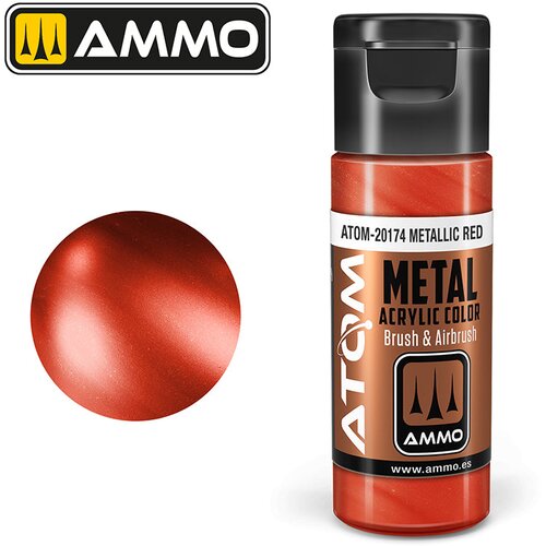 AMMO by MIG Jimenez Ammo ATOM Metallic Red (Metallic crvena boja) - ATOM-20174 Slike