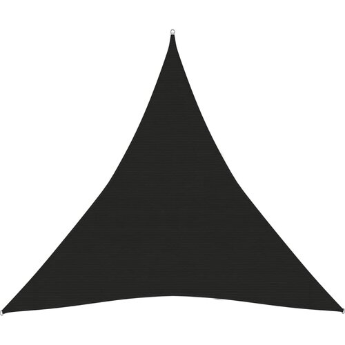 vidaXL Senčno jadro 160 g/m² črno 3,6x3,6x3,6 m HDPE Cene